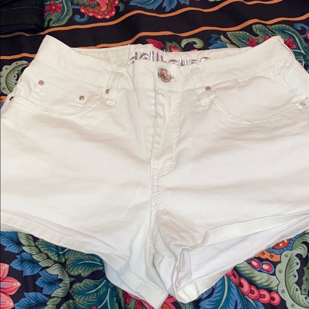 light lime-green shorts